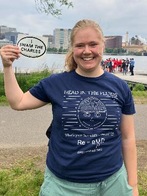 I enjoy having my head in the fluids, and I designed this shirt for the fluid mechanics class at Brown University!